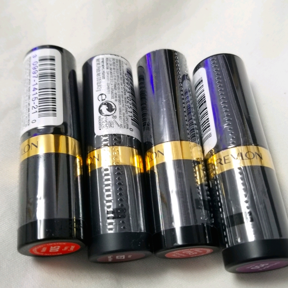 Revlon Matte Lipstick 4pc Bundle